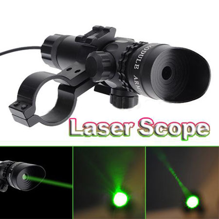 New Green Laser sight Sight Scope Switch 2 Metal Mounts